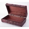 Vintiquewise Pirate Style Cherry Vintage Wooden Luggage with X Design QI003612 - alternate 2